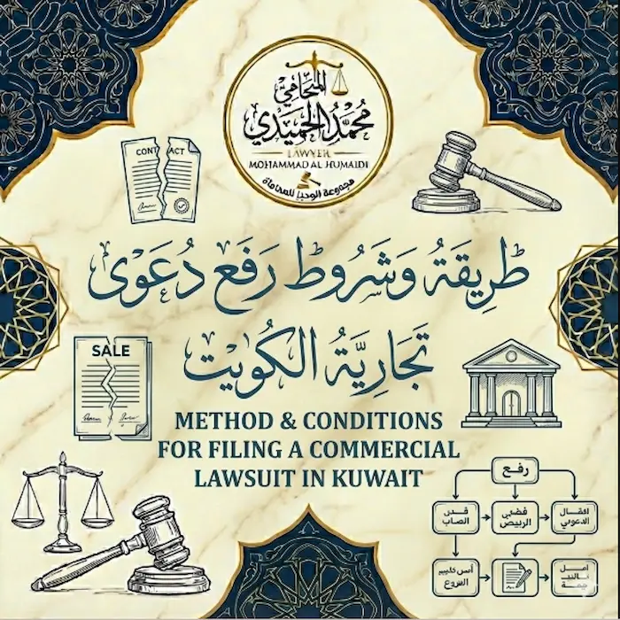 شروط رفع دعوى تجارية الكويت