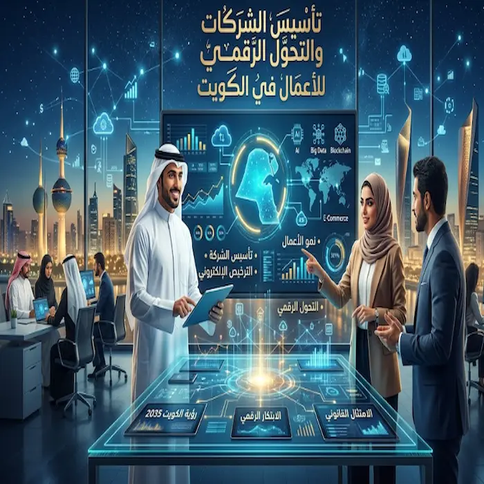 تأسيس الشركات والتحول الرقمي للأعمال في الكويت