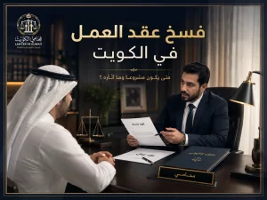 فسخ عقد العمل في الكويت