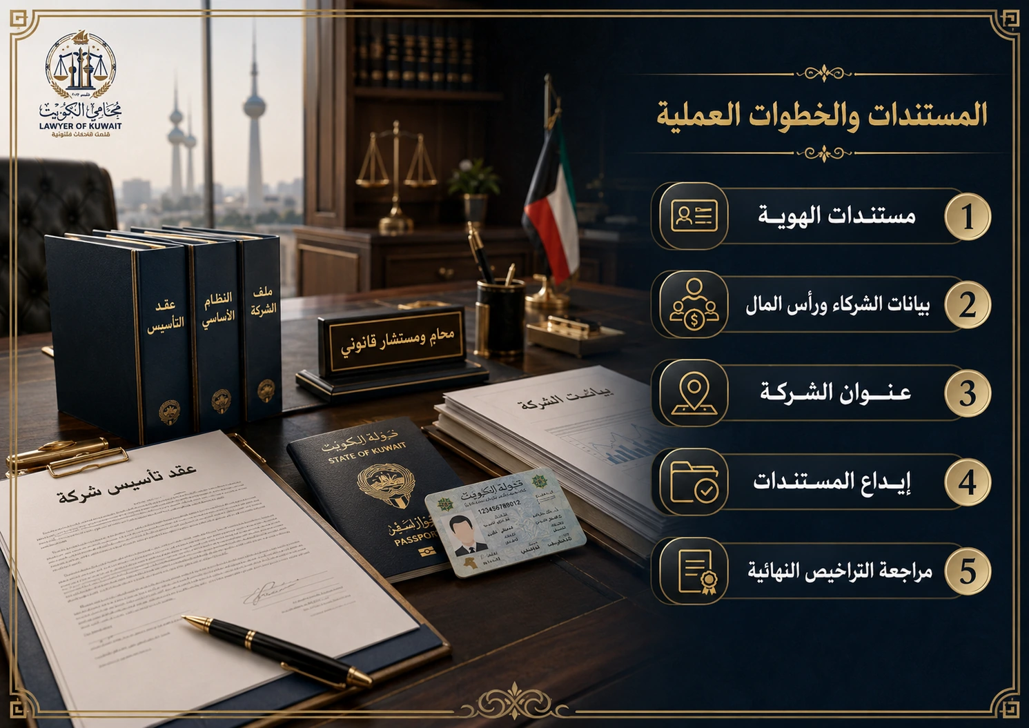 تأسيس شركة للمستثمرين الأجانب في الكويت 4 المستندات والخطوات العملية لتأسيس شركة للمستثمرين الأجانب