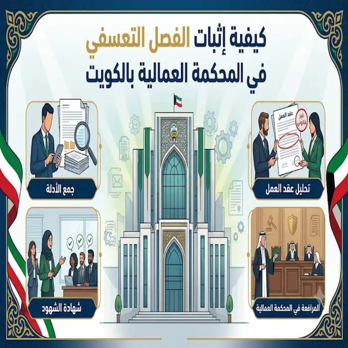 كيفية إثبات الفصل التعسفي في المحكمة العمالية بالكويت