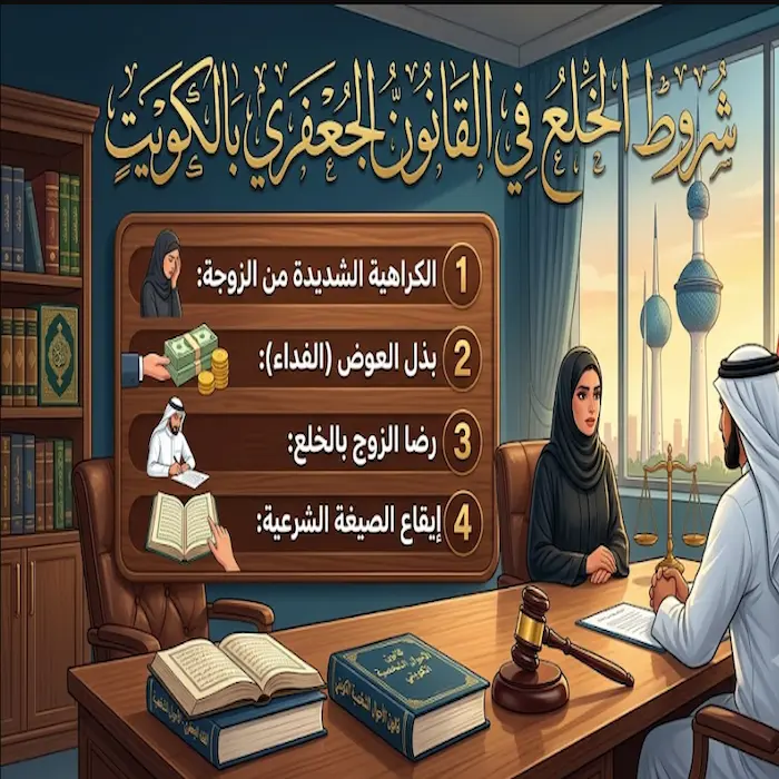 شروط الخلع في القانون الجعفري بالكويت