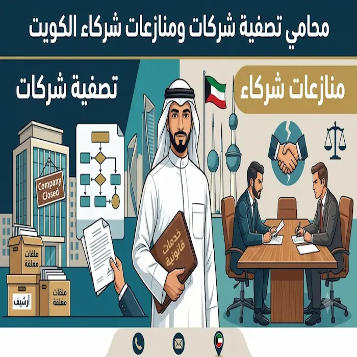 محامي تصفية شركات ومنازعات شركاء الكويت 5 محامي تصفية شركات ومنازعات شركاء الكويت