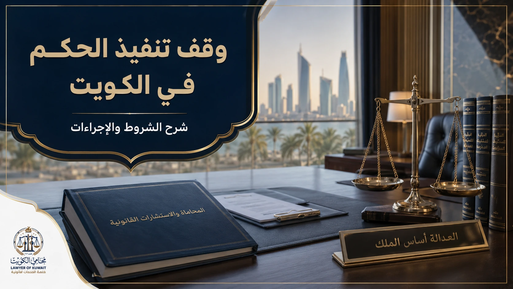 وقف تنفيذ الحكم في الكويت 2 شروط مهمة عند طلب وقف تنفيذ الحكم في الكويت