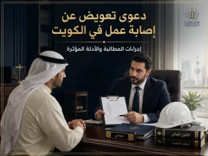 دعوى تعويض عن إصابة عمل في الكويت