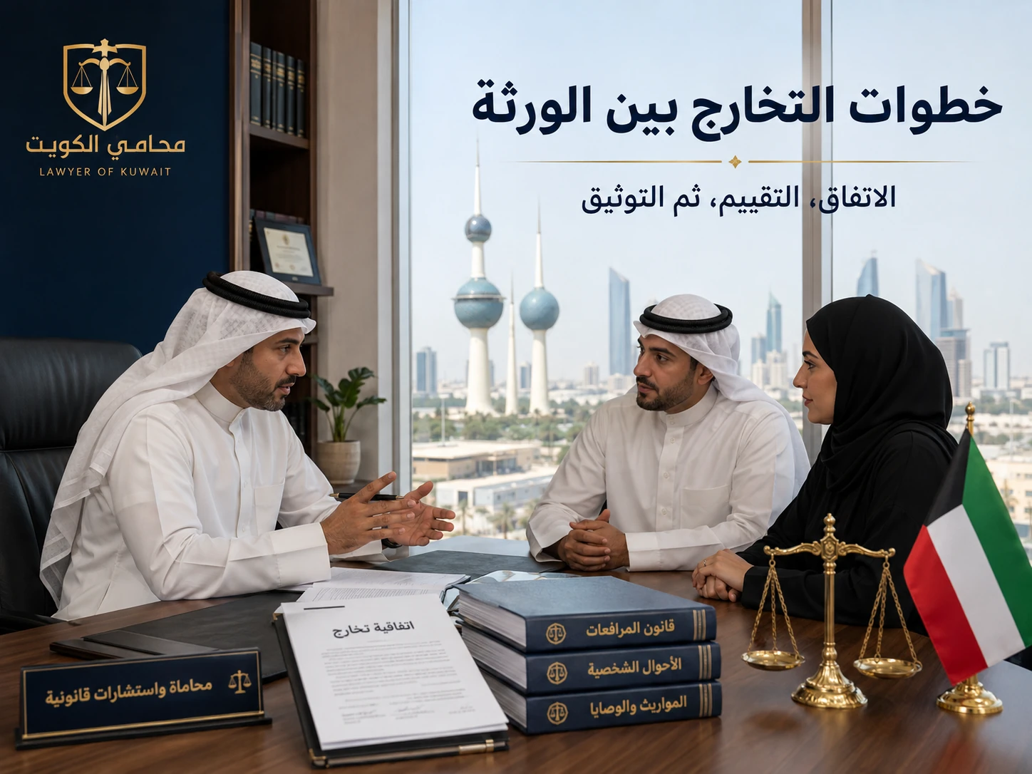 خطوات التخارج بين الورثة
