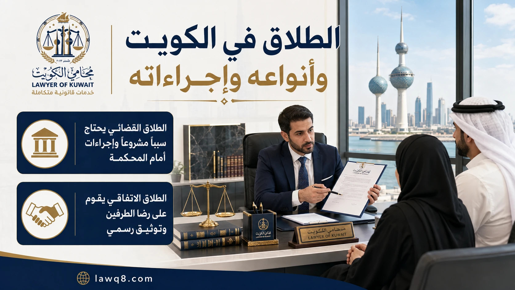 إجراءات الطلاق في الكويت