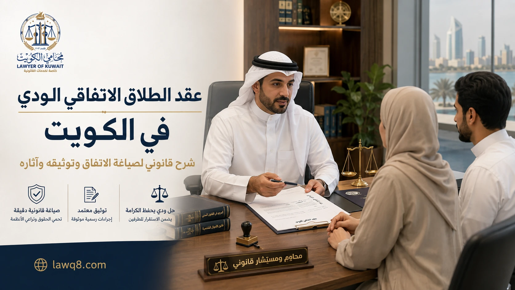 عقد الطلاق الاتفاقي الودي في الكويت