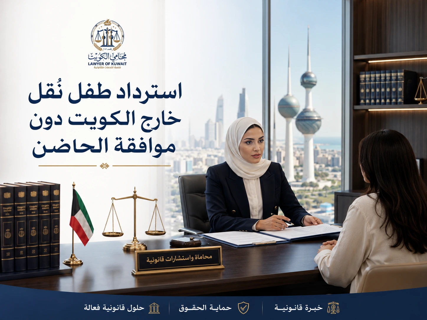 استرداد طفل نُقل خارج الكويت دون موافقة الحاضن