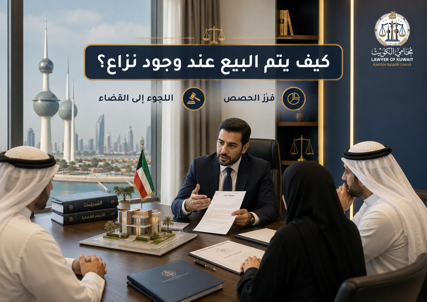 بيع عقار الورثة في الكويت 4 بيع عقار الورثة عند وجود نزاع
