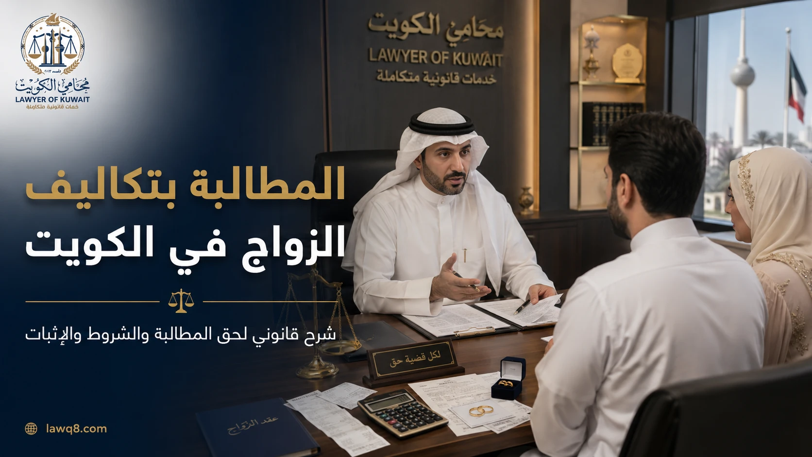 المطالبة بتكاليف الزواج في الكويت