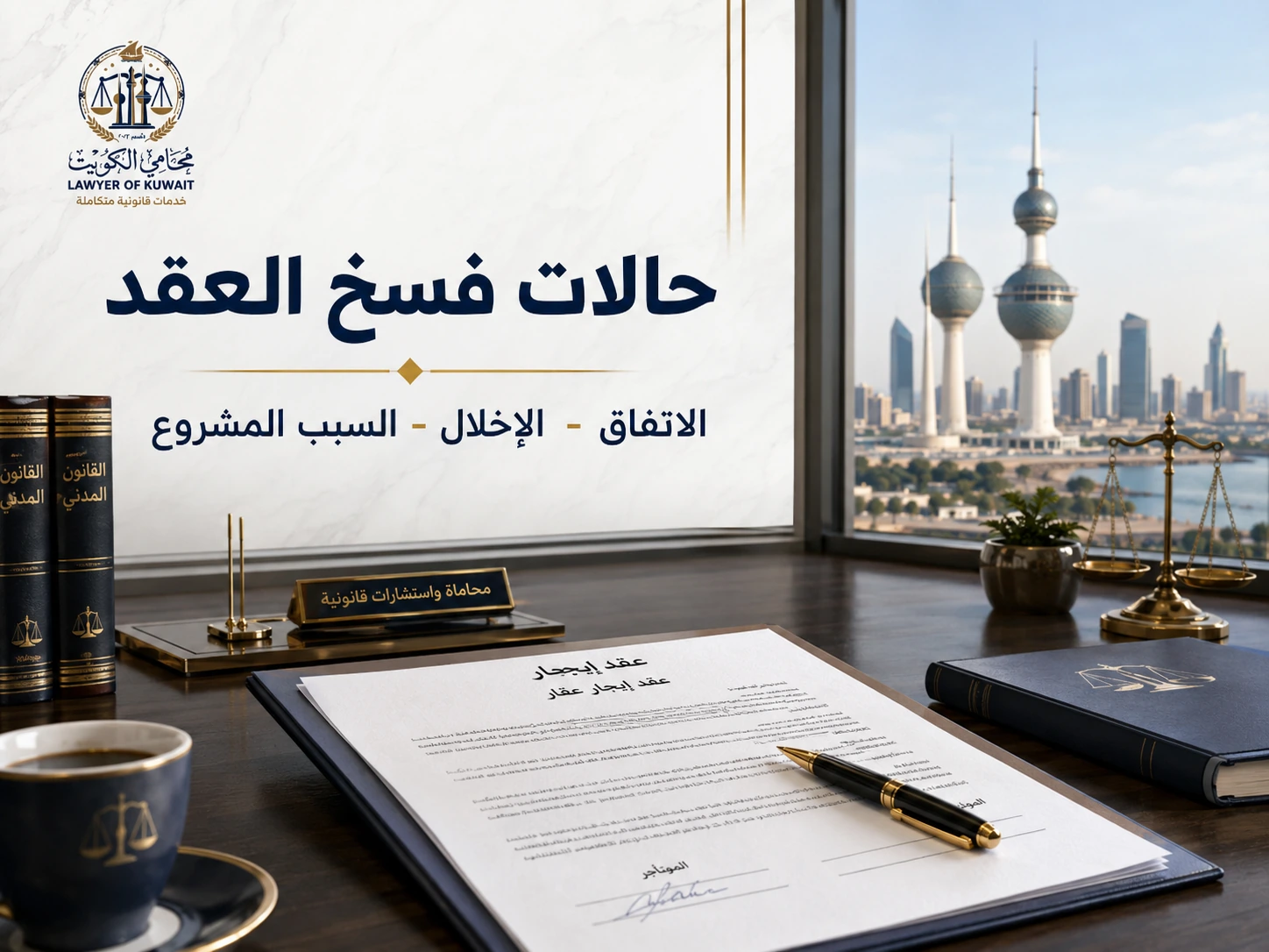 فسخ عقد الإيجار قبل انتهاء المدة بالكويت 3 حالات فسخ العقد