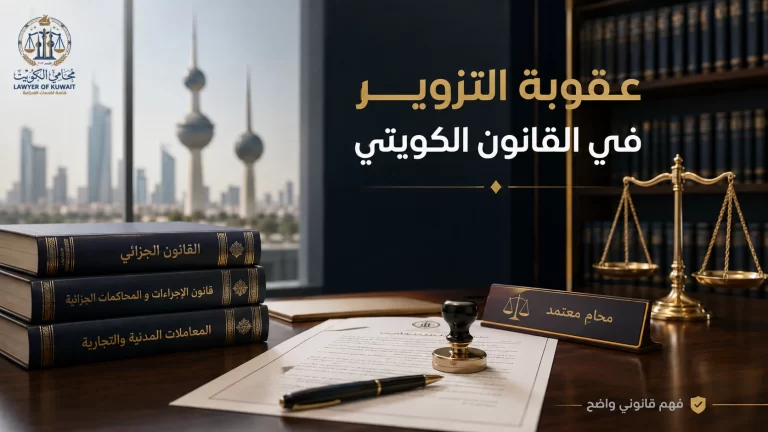 عقوبة التزوير في القانون الكويتي