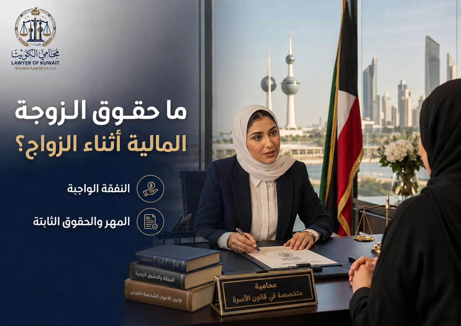 حق الزوجة في مال زوجها في الكويت 3 حقوق الزوجة المالية أثناء الزواج