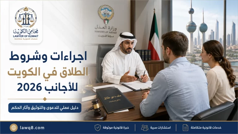 اجراءات وشروط الطلاق في الكويت للأجانب 2026