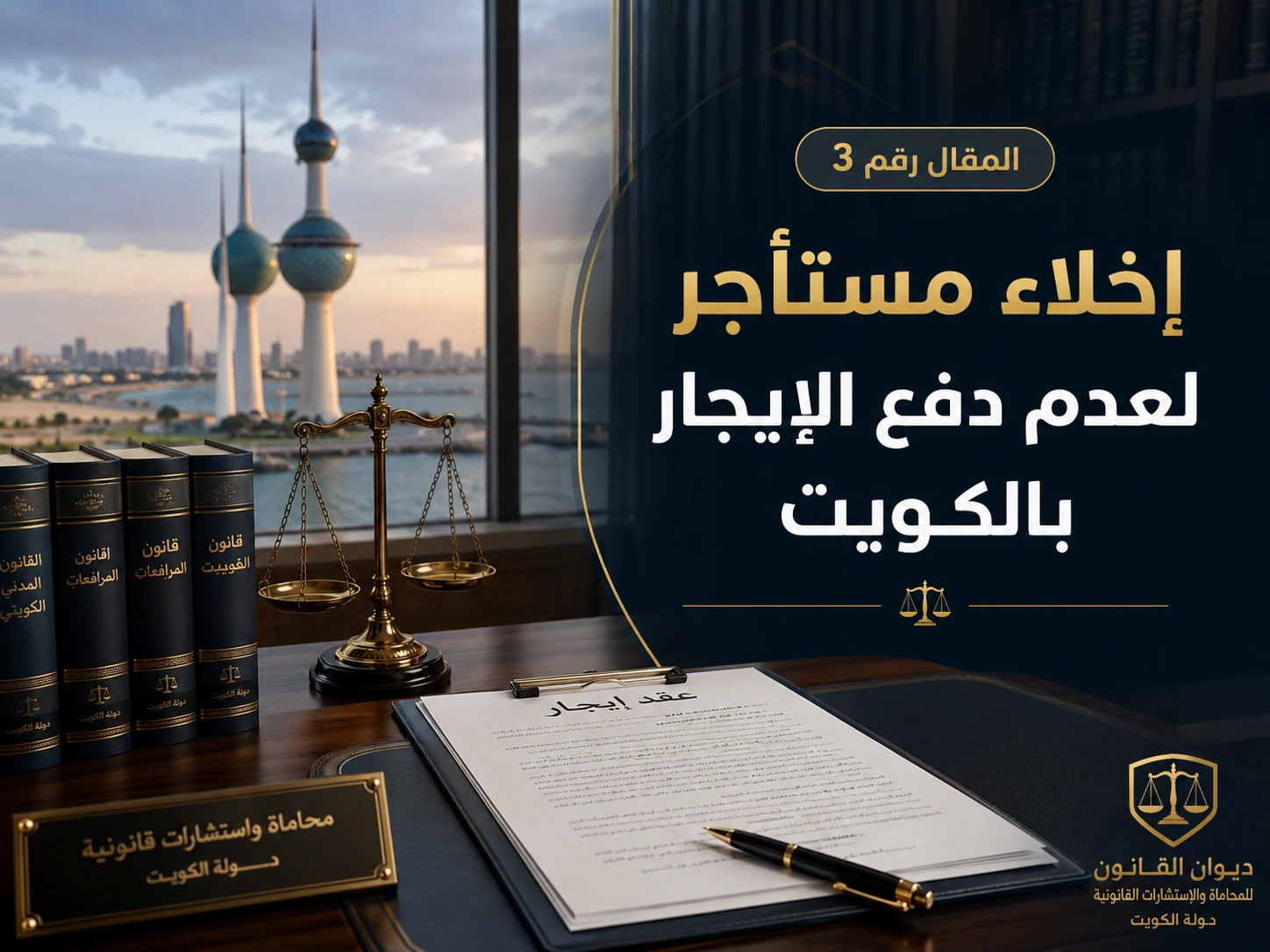 إخلاء مستأجر لعدم دفع الإيجار بالكويت