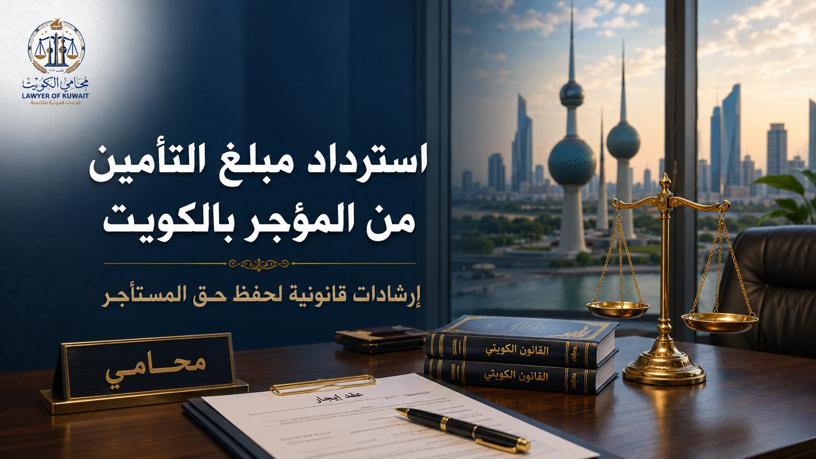 غلاف مقال استرداد مبلغ التأمين من المؤجر بالكويت