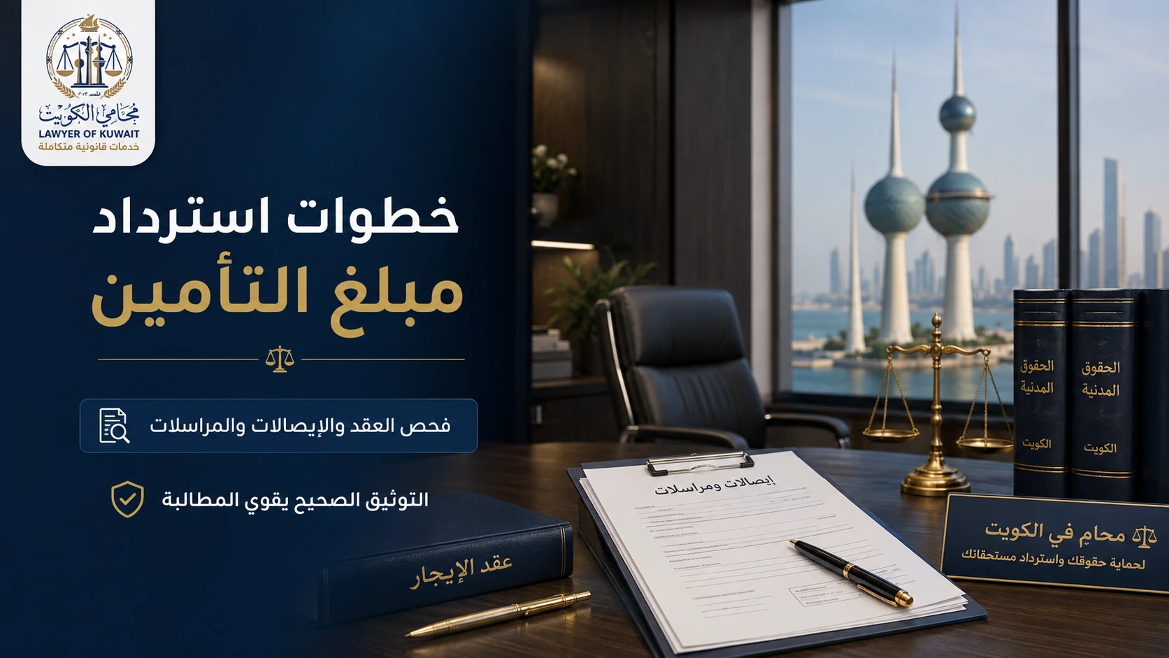 خطوات استرداد مبلغ التأمين