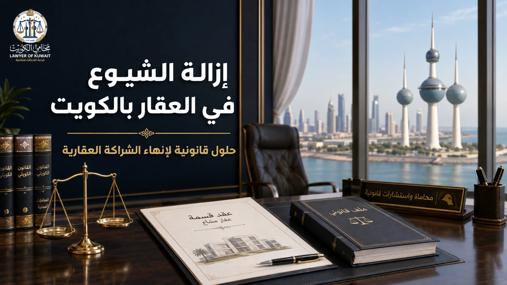 إزالة الشيوع في العقار بالكويت 2 غلاف مقال إزالة الشيوع في العقار بالكويت