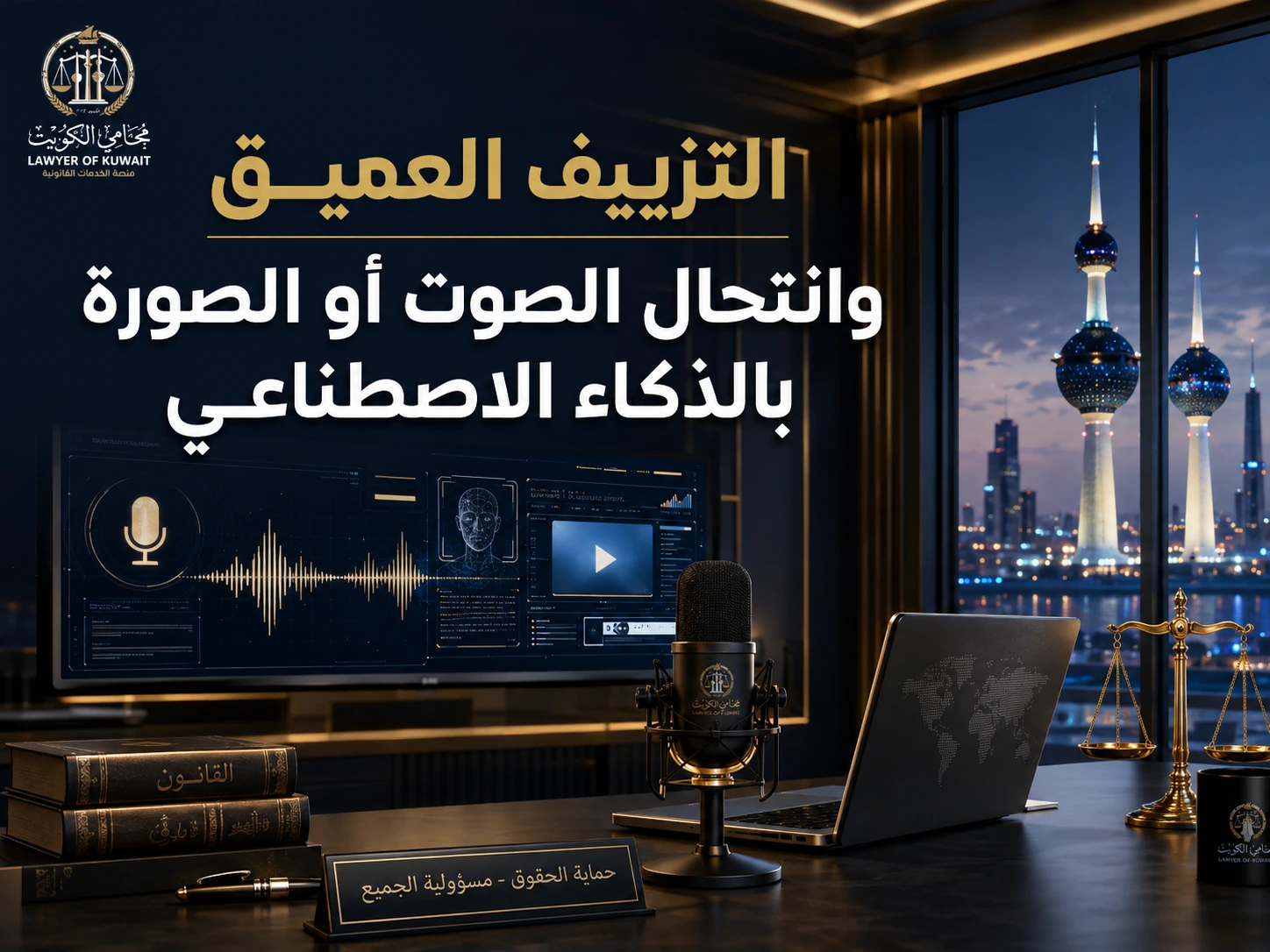 التزييف العميق وانتحال الصوت أو الصورة بالذكاء الاصطناعي
