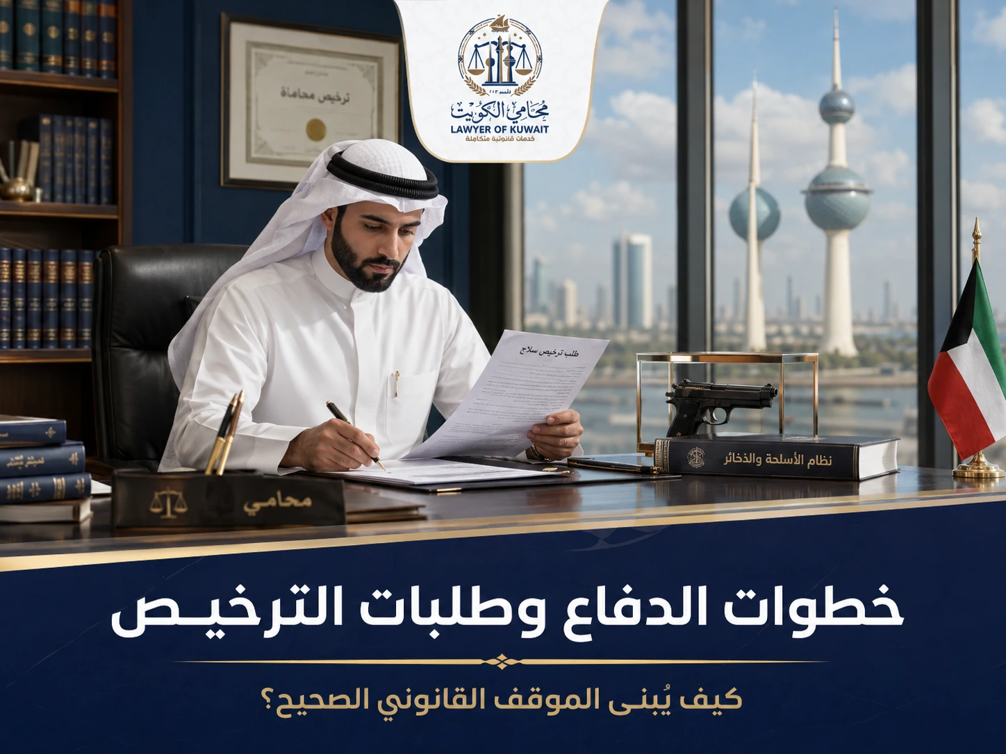 خطوات الدفاع وطلبات الترخيص