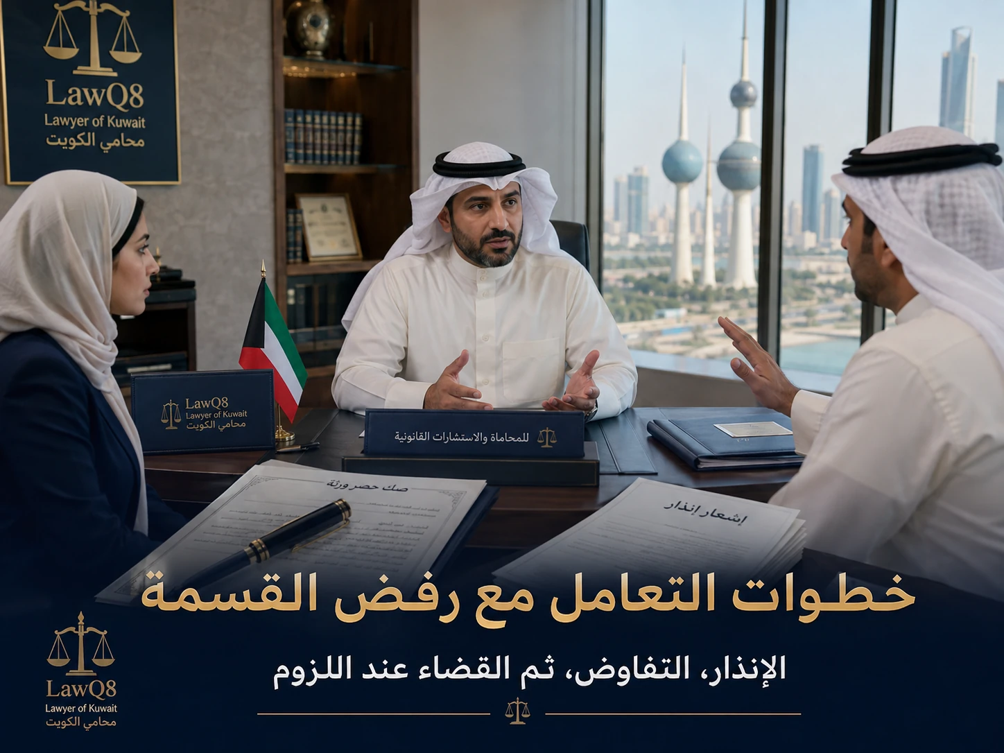 رفض أحد الورثة قسمة التركة بالكويت 4 خطوات التعامل مع رفض القسمة