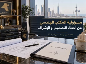 مسؤولية المكتب الهندسي عن أخطاء التصميم أو الإشراف