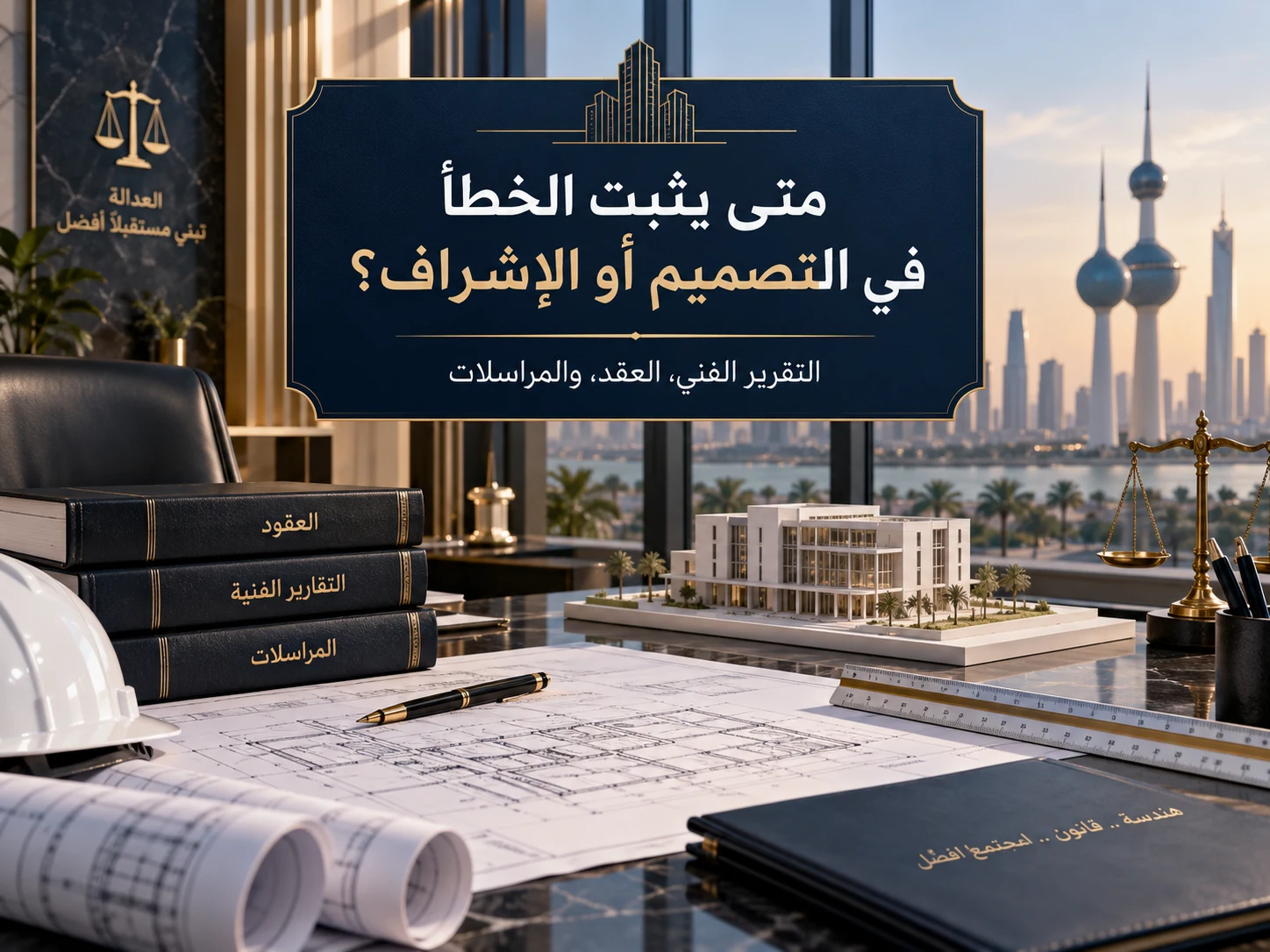 متى يثبت الخطأ في التصميم أو الإشراف