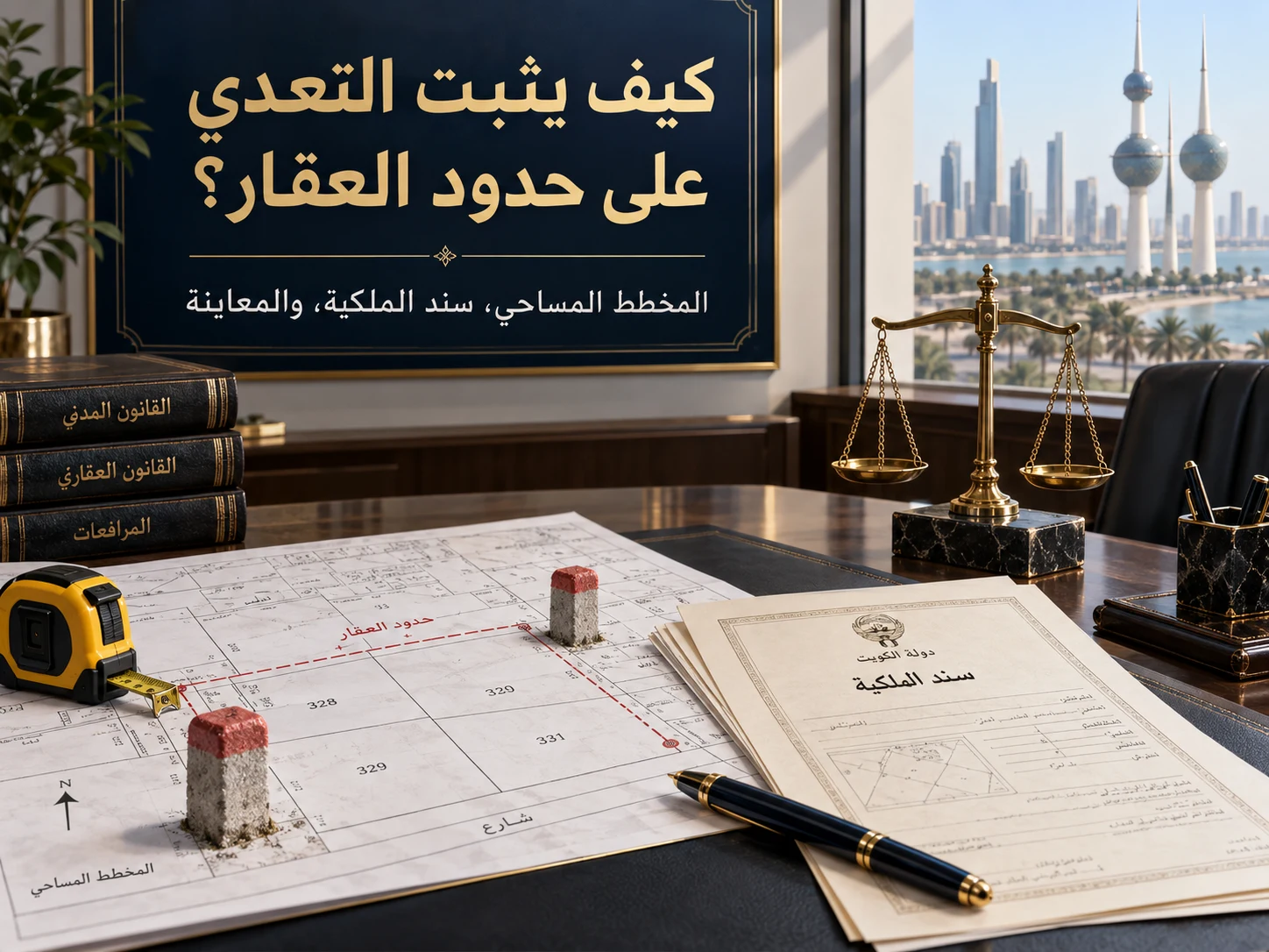 كيف يثبت التعدي على حدود العقار