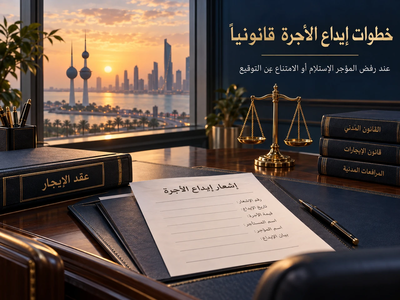 إيداع الأجرة قانونيًا عند رفض المؤجر استلامها 3 خطوات إيداع الأجرة قانونيًا بعد رفض المؤجر الاستلام