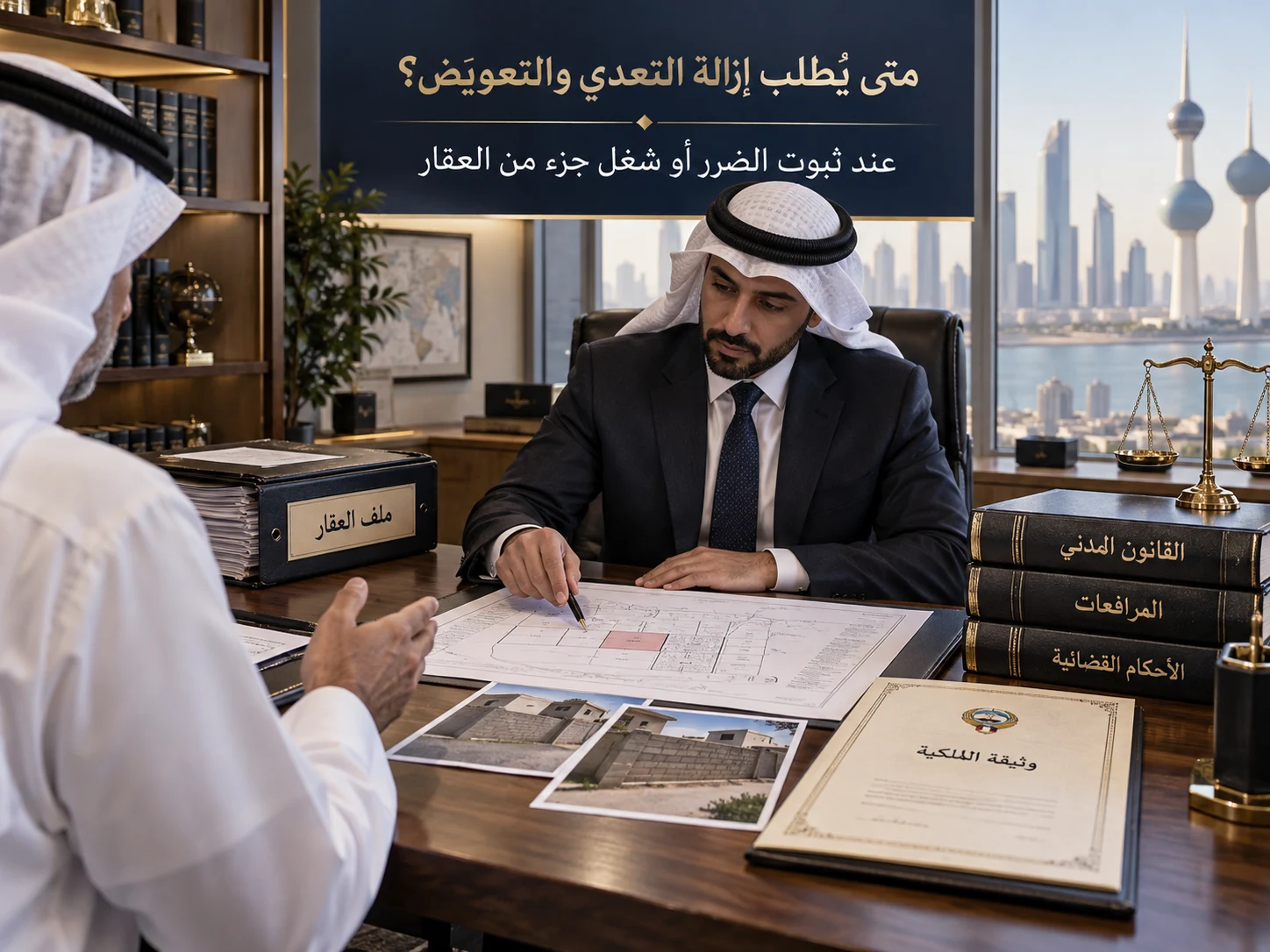 متى يطلب إزالة التعدي والتعويض