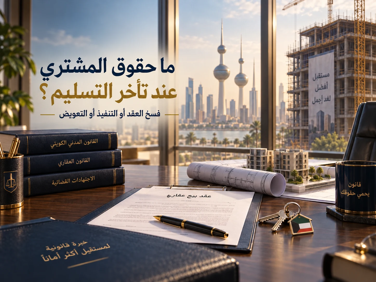 تأخر تسليم وحدة قيد الإنشاء أو عقار على المخطط 4 إذا تعثر المطور ماليًا
