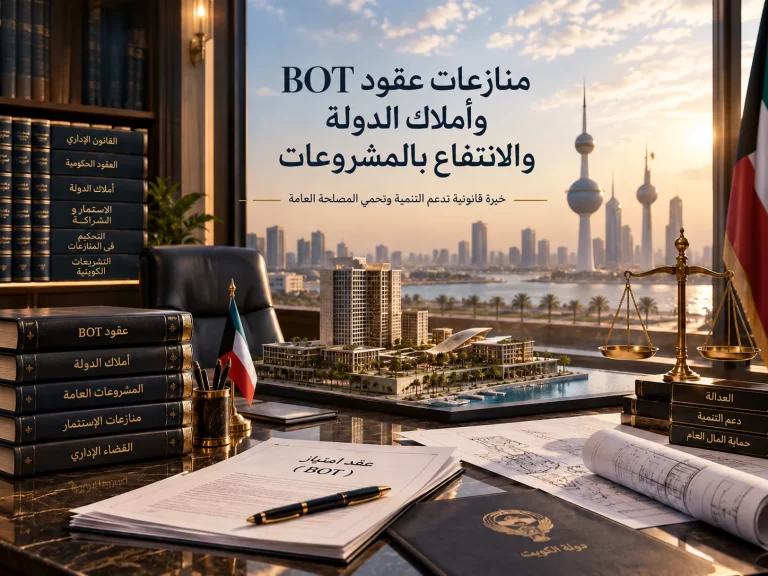 منازعات عقود BOT وأملاك الدولة والانتفاع بالمشروعات
