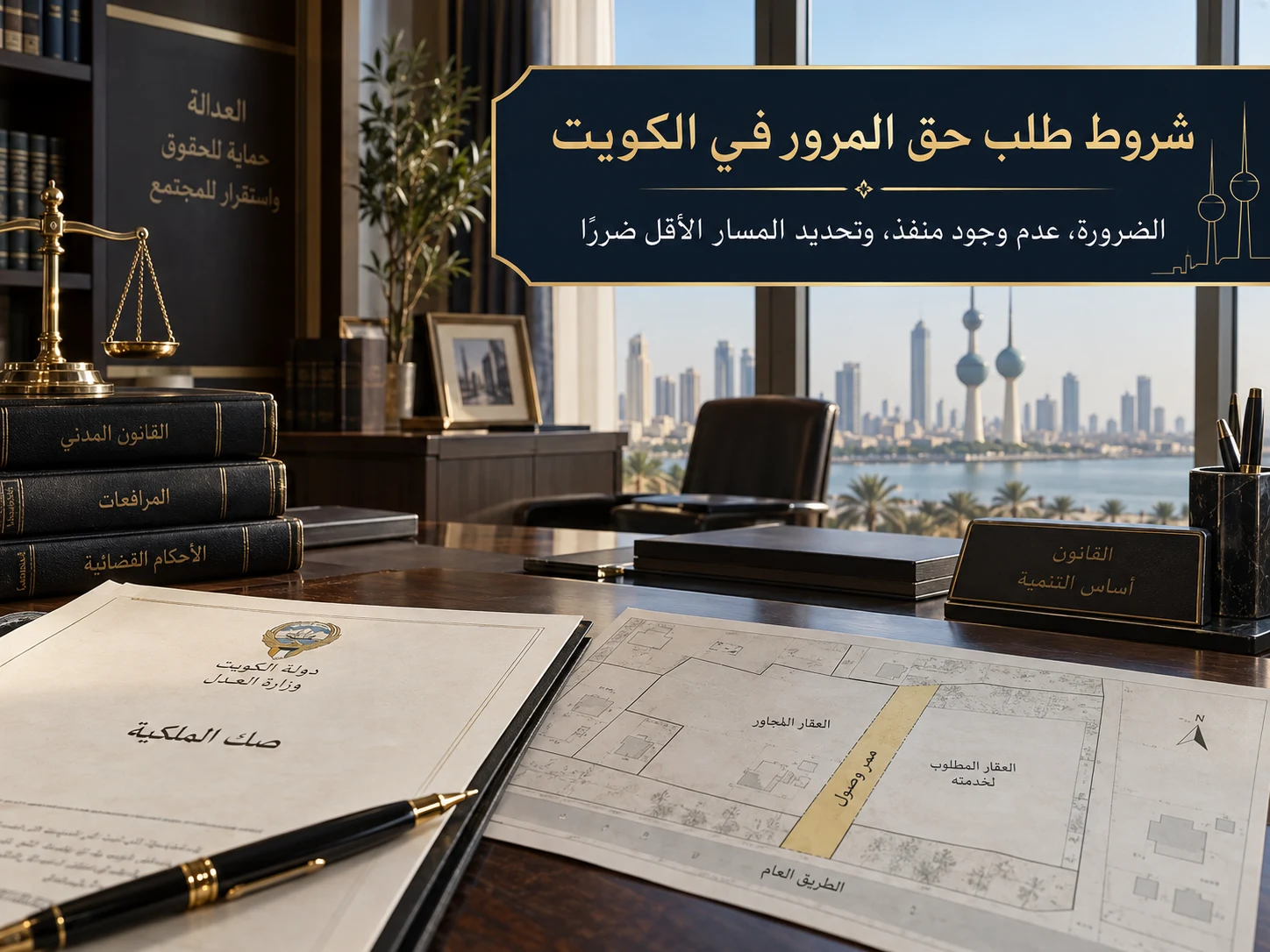 شروط طلب حق المرور في الكويت