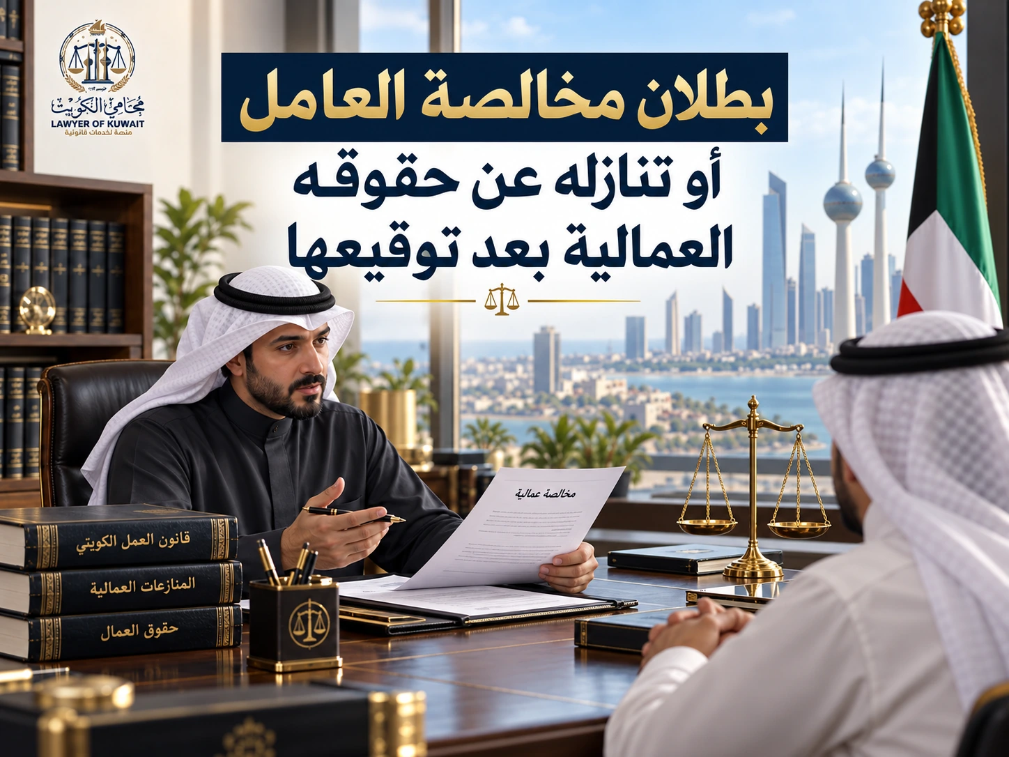 بطلان مخالصة العامل أو تنازله عن حقوقه العمالية بعد توقيعها