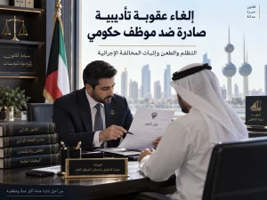 إلغاء عقوبة تأديبية صادرة ضد موظف حكومي