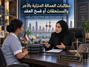 مطالبات العمالة المنزلية بالأجر والمستحقات أو فسخ العقد