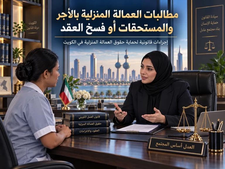 مطالبات العمالة المنزلية بالأجر والمستحقات أو فسخ العقد