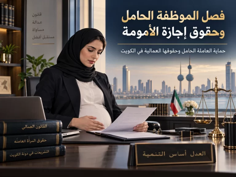 فصل الموظفة الحامل وحقوق إجازة الأمومة