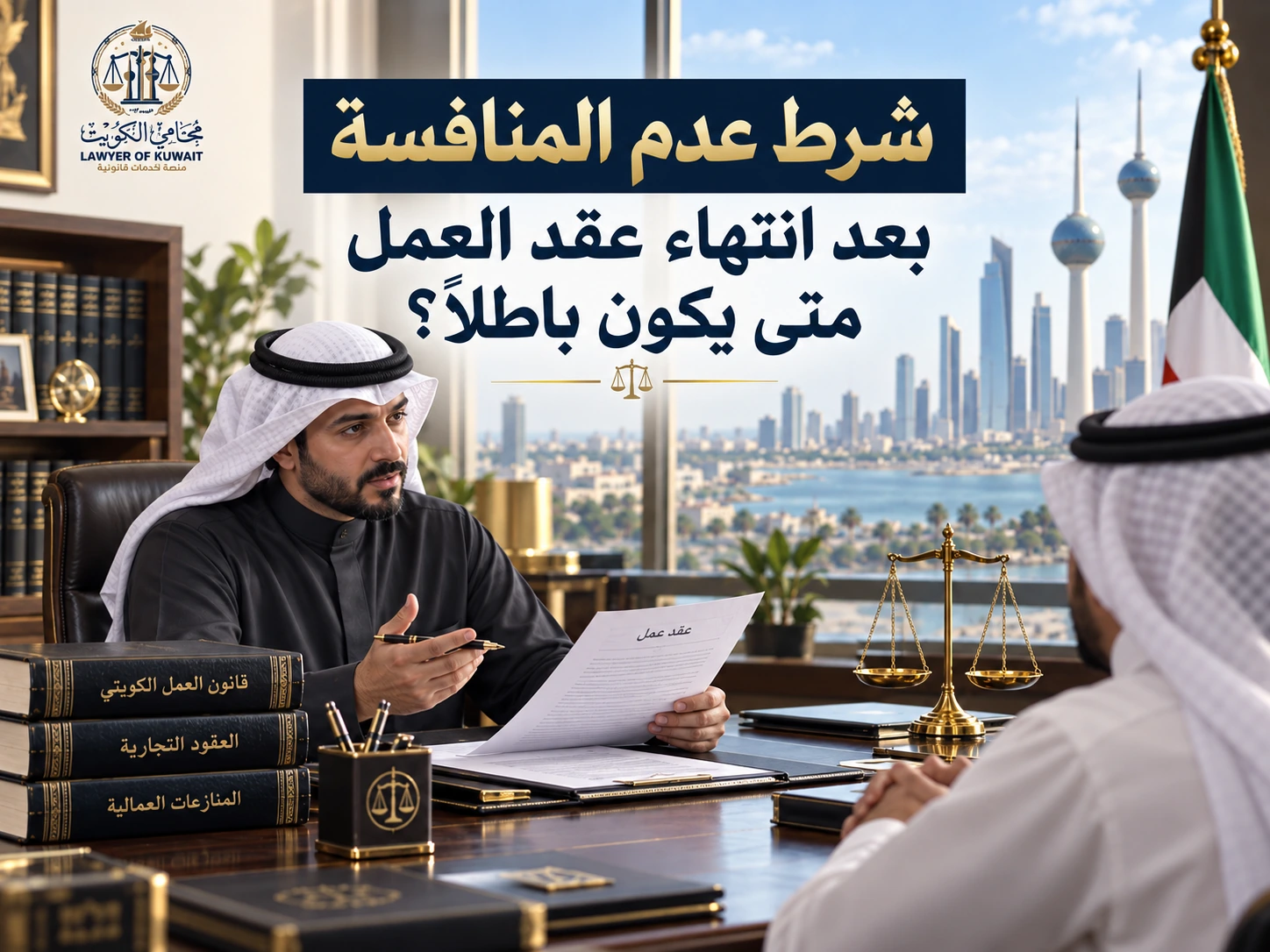 شرط عدم المنافسة بعد انتهاء عقد العمل: متى يكون باطلًا؟