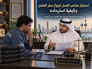 احتجاز صاحب العمل لجواز سفر العامل وكيفية استرداده