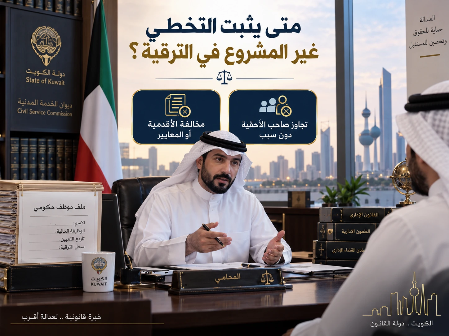 الطعن على التخطي في الترقية للموظف الحكومي 3 متى يثبت التخطي غير المشروع في الترقية؟