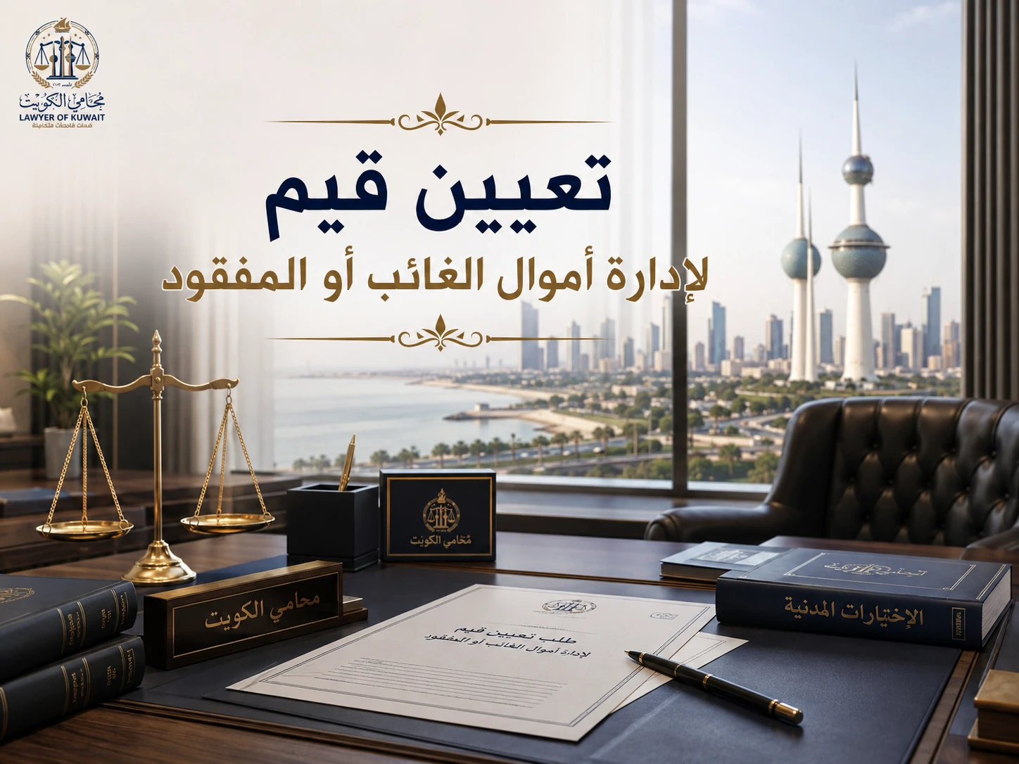 تعيين قيم لإدارة أموال الغائب أو المفقود
