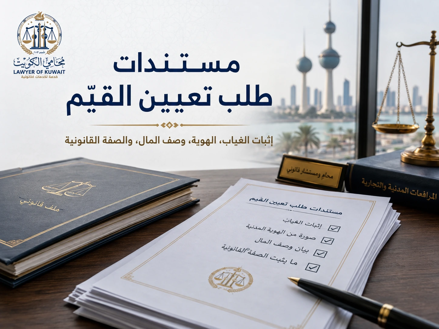 مستندات طلب تعيين القيّم