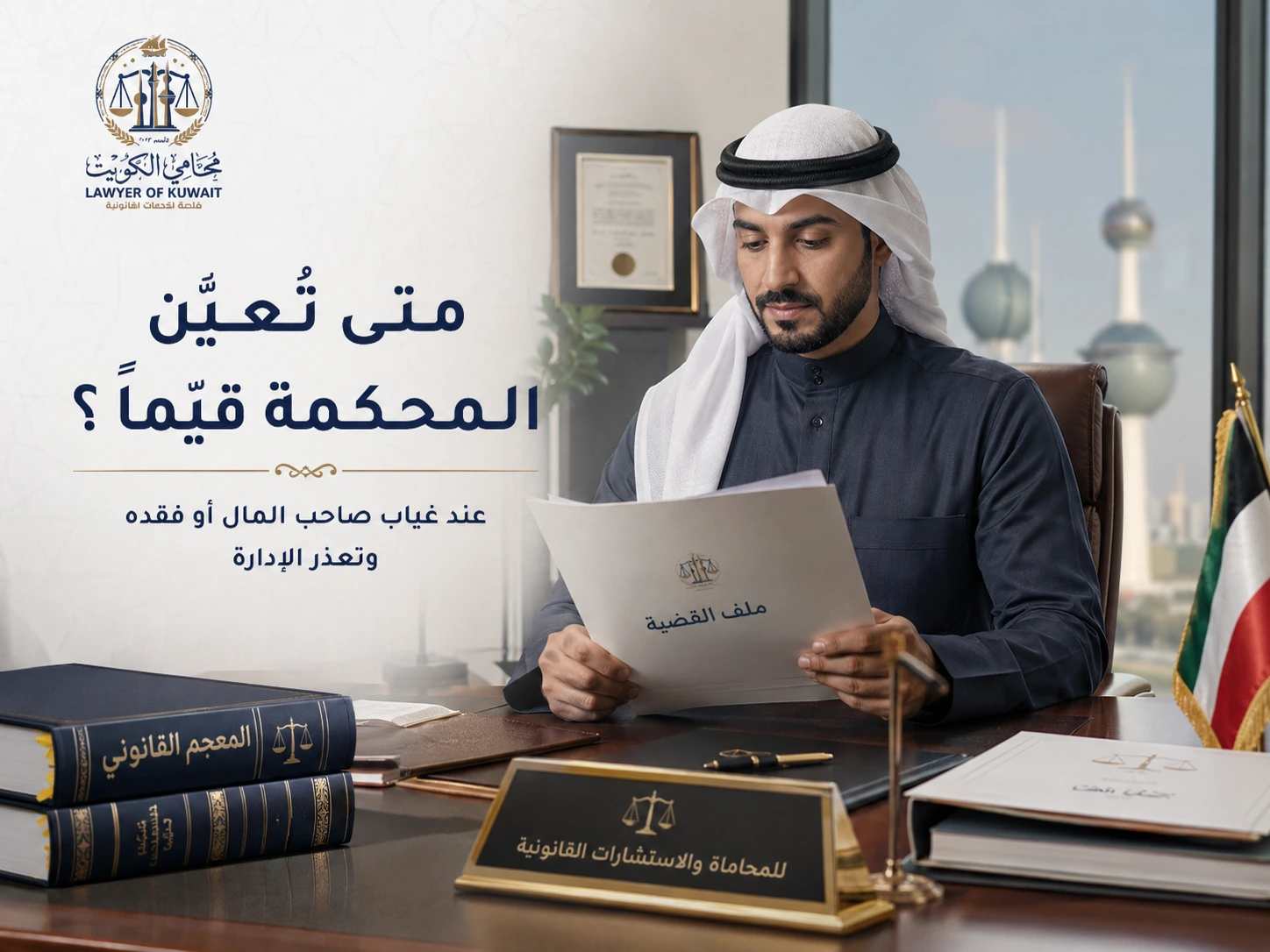 متى تُعيّن المحكمة قيّمًا؟