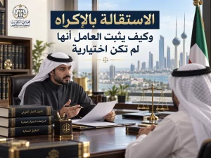 الاستقالة بالإكراه وكيف يثبت العامل أنها لم تكن اختيارية