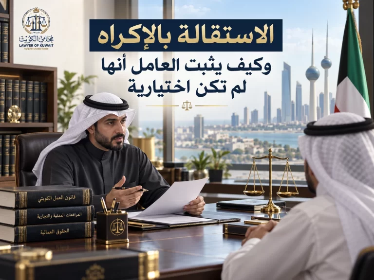 الاستقالة بالإكراه وكيف يثبت العامل أنها لم تكن اختيارية