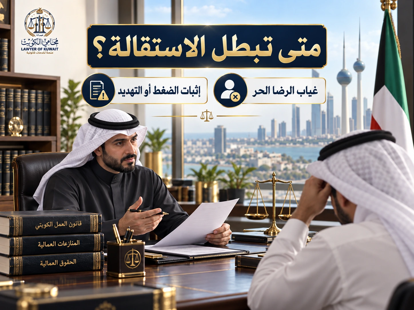 الاستقالة بالإكراه وكيف يثبت العامل أنها لم تكن اختيارية 4 متى تكون الاستقالة محل طعن بسبب الإكراه