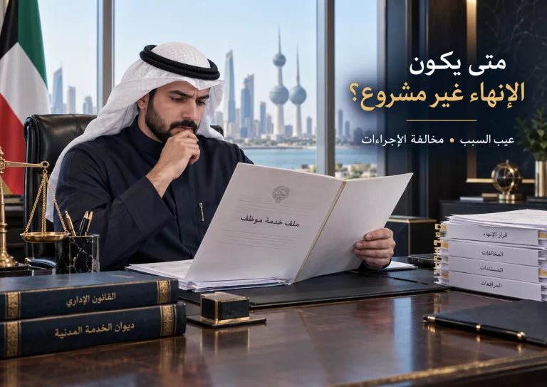 إلغاء قرار إنهاء خدمة موظف حكومي