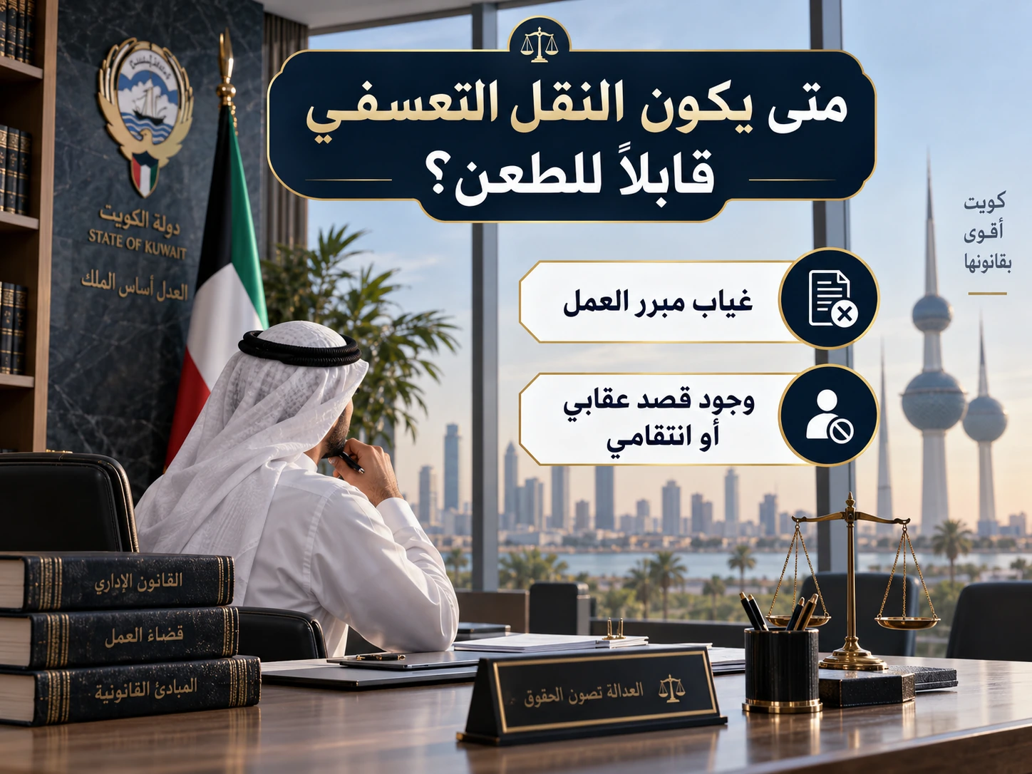 الطعن على قرار النقل التعسفي أو النقل بقصد العقاب 3 متى يكون النقل التعسفي قابلًا للطعن؟
